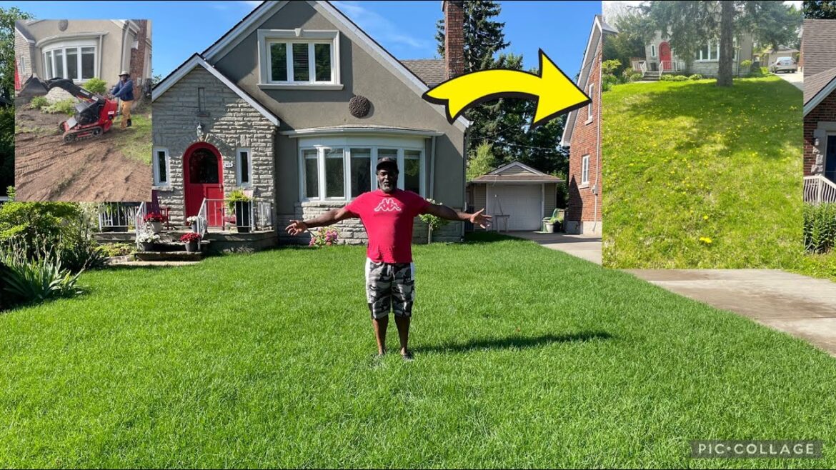 Start To Finish Front Yard Landscaping Makeover- Time Lapse