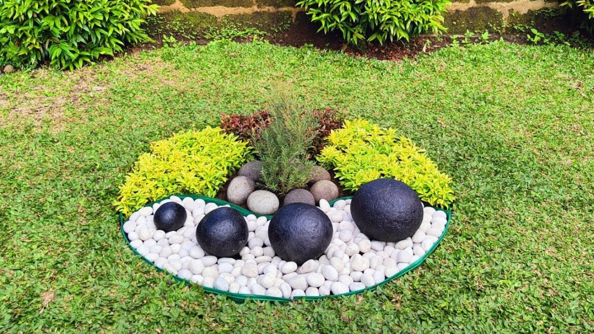 Stylish and Unique Round Landscaping Garden Design Ideas