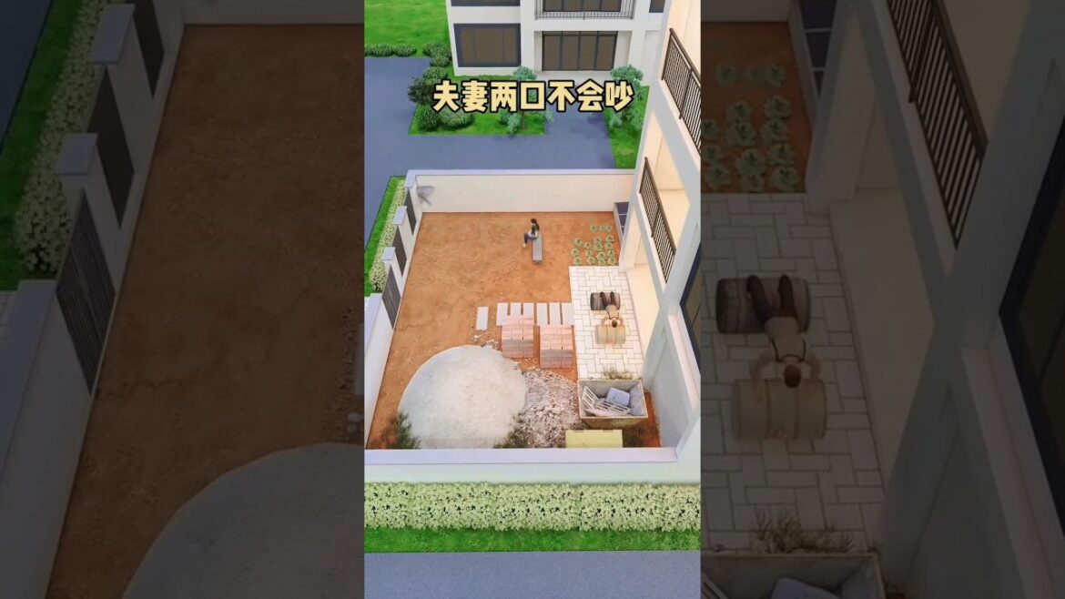 Trending home garden design #shots #home front garden #youtube shorts