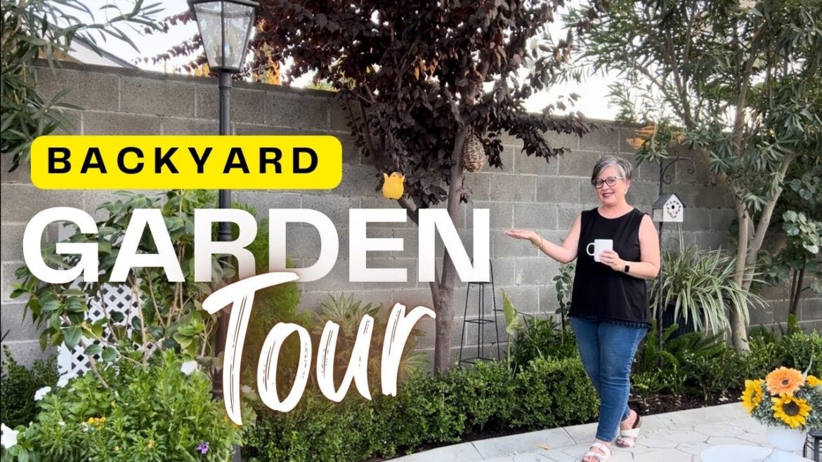 A Walk Through My Garden ~ My First Backyard GARDEN TOUR ! 💚🌼💚🌼💚