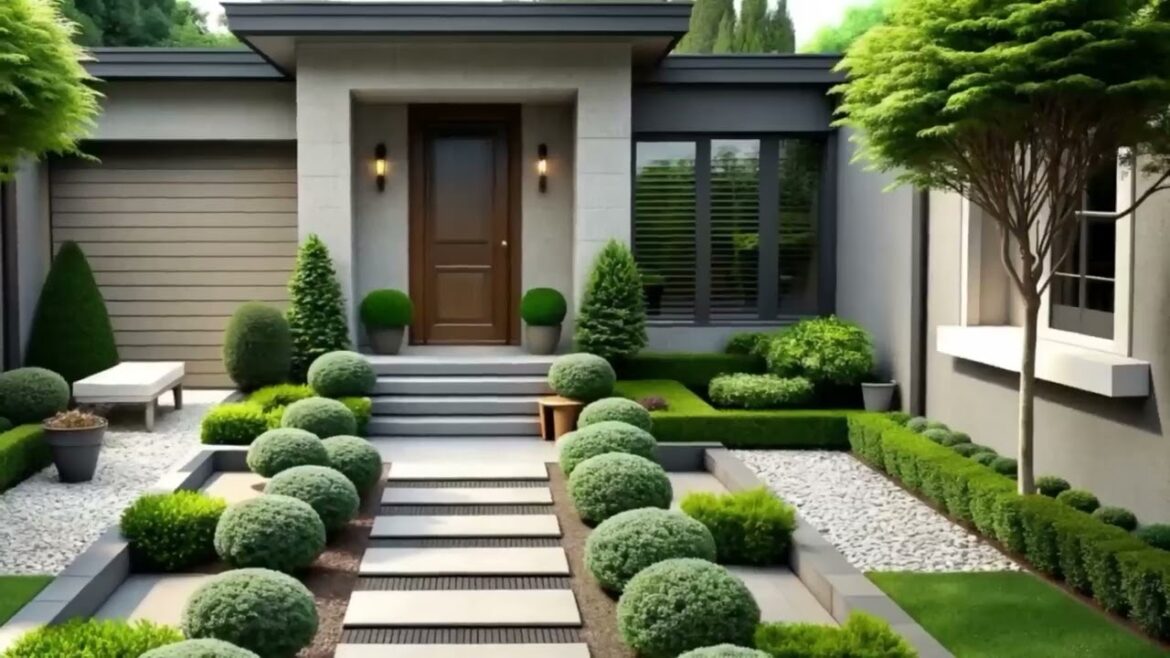 Modern Small Front Yard Landscaping Ideas - Beautiful Outdoor Space