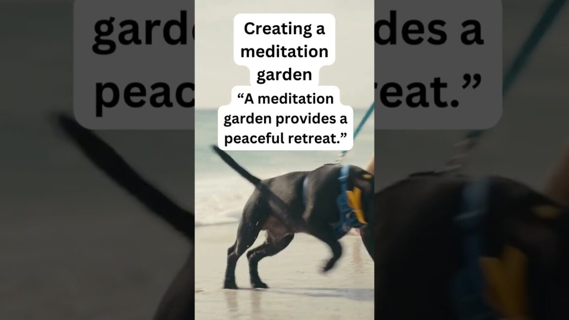 Creating a meditation garden Creating a meditation garden