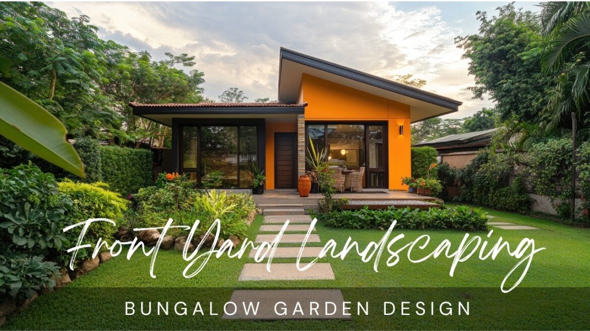 Modern & Sustainable Front Yard Landscaping Ideas: Bungalow Garden Design for Tiny Spaces