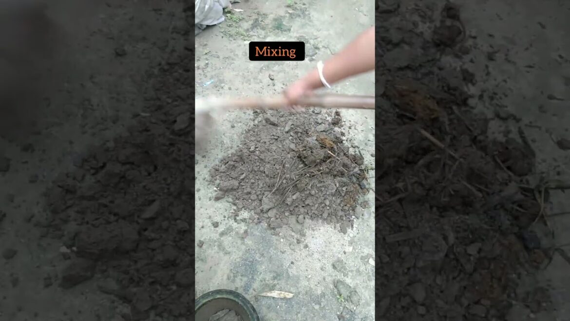 Best soil making for garden #garden#viralvideo#soilmixture#gardensoil #fertilesoil #trending #shorts