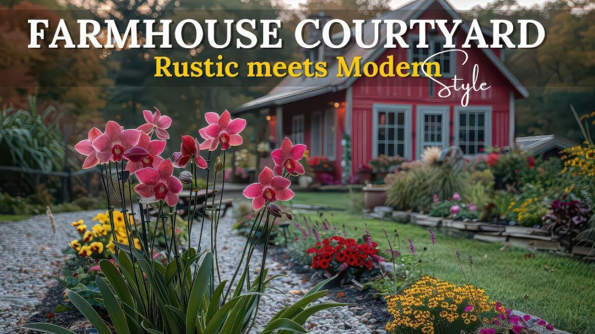 Rustic Meets Modern In The Ultimate Courtyard Design for Your Farmhouse Dream Home Rustic Meets Modern In The Ultimate Courtyard Design for Your Farmhouse Dream Home