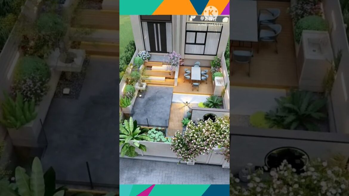 Tiny Oasis: Compact Garden Design Ideas”garden ideas#shorts Tiny Oasis: Compact Garden Design Ideas"garden ideas#shorts