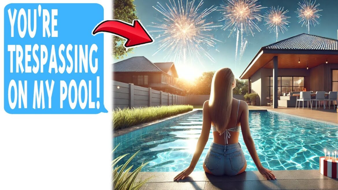 Karen Claims She Now Owns My Pool, Threatens To Have Me Arrested For Being On "Her Land"!