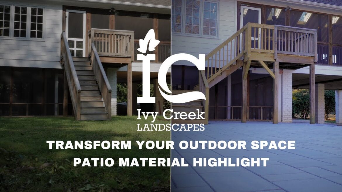 Two-Tier Transformation - Patio Material Walkthrough - IVY CREEK LANDSCAPES