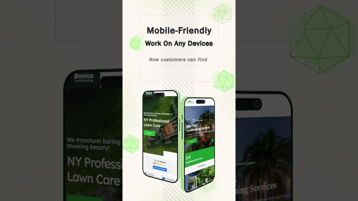 Website Design For Landscaping & Lawn