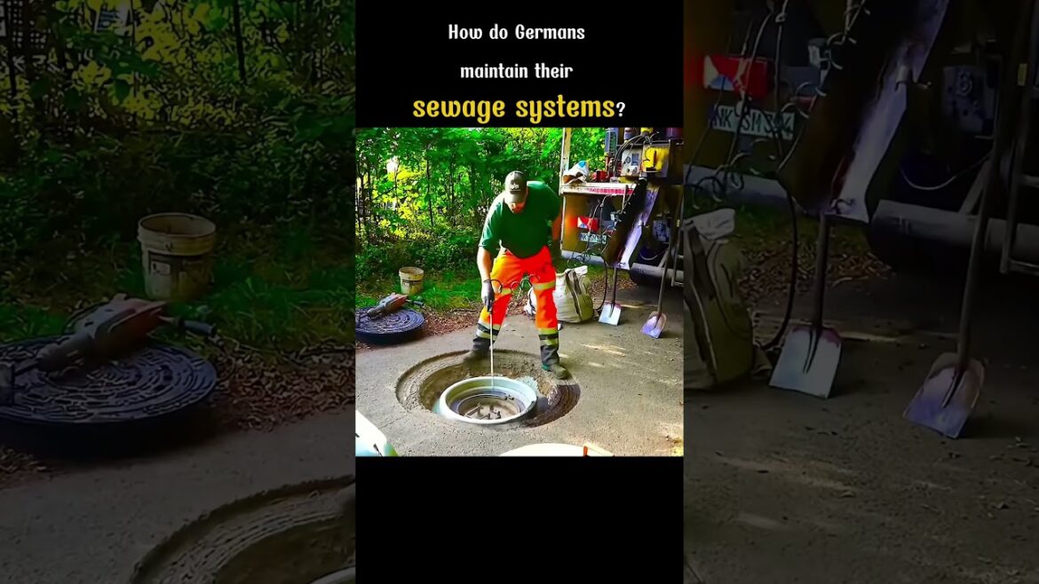 How do Germans maintain their sewage systems? #garden #howto #nature  #outdoors #plants #harvest