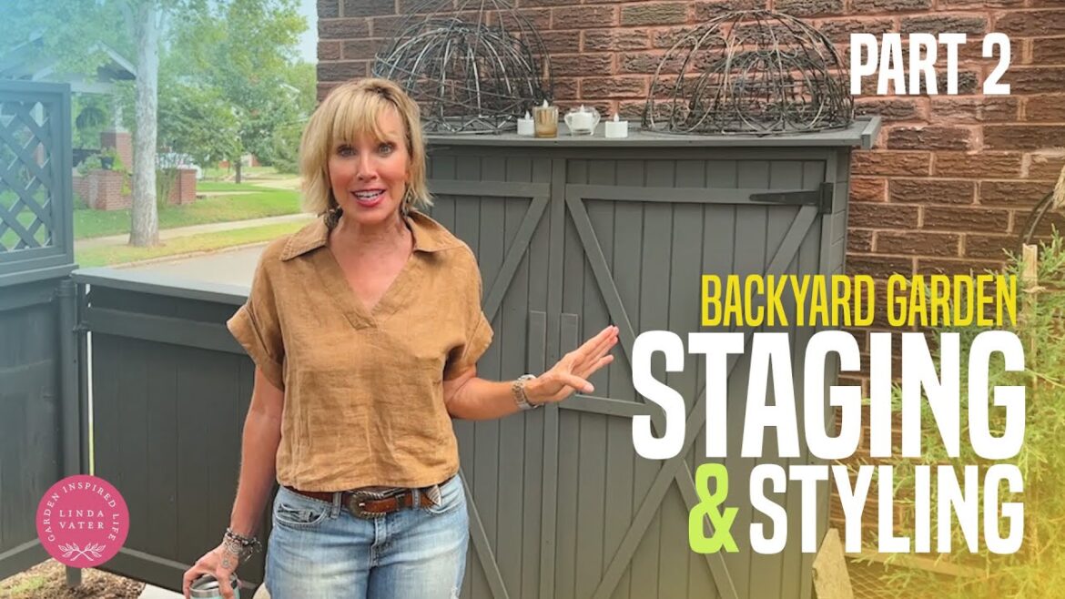 Staging and Styling The Backyard