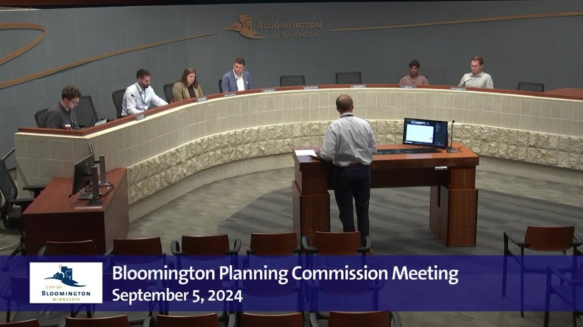 September 5, 2024 Bloomington Planning Commission Meeting