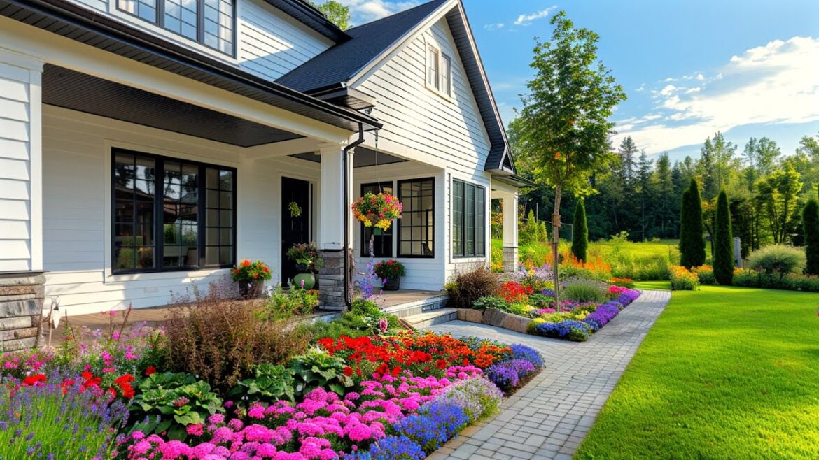 Optimizing Front Yard Designs: Beautiful Flower Gardens and Pathway Ideas