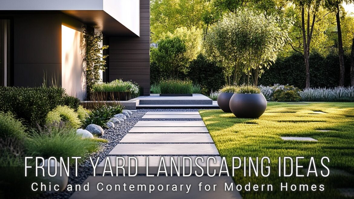Chic and Contemporary: Front Yard Landscaping Ideas for Modern Homes