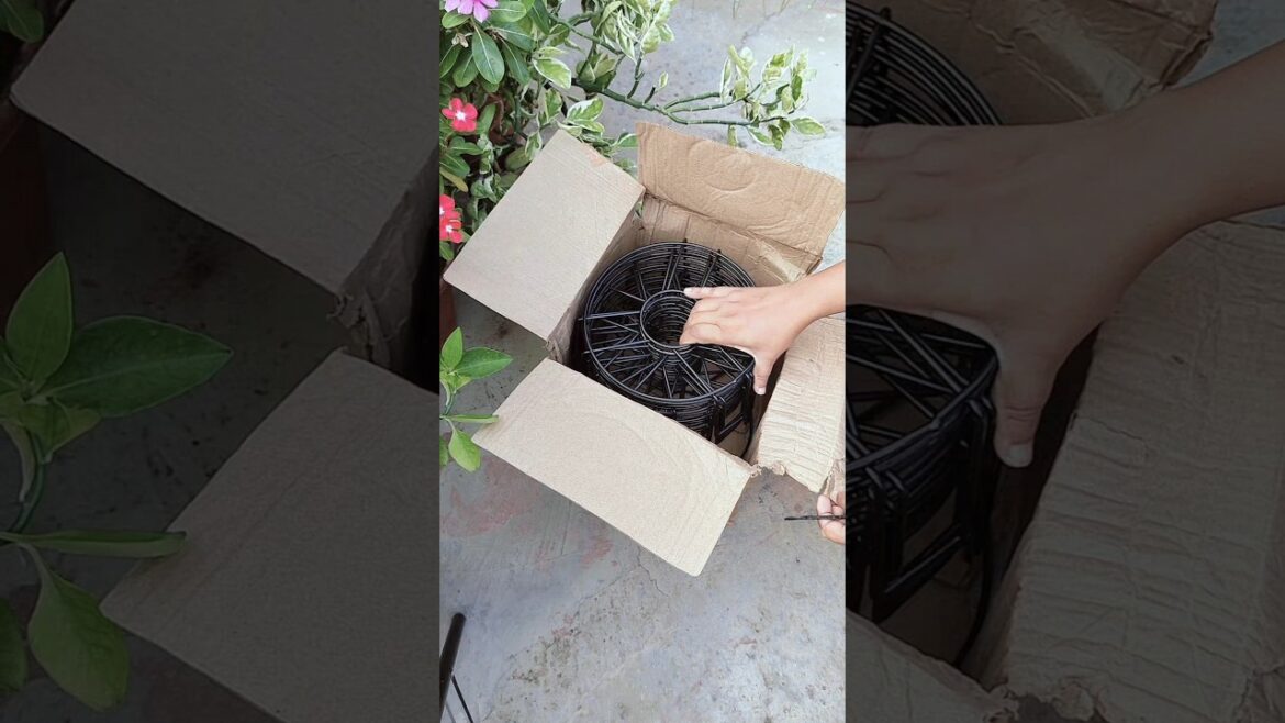 Unboxing Planter Stands for My Terrace Garden #plants #garden #terracegarden #viral #meesho #review