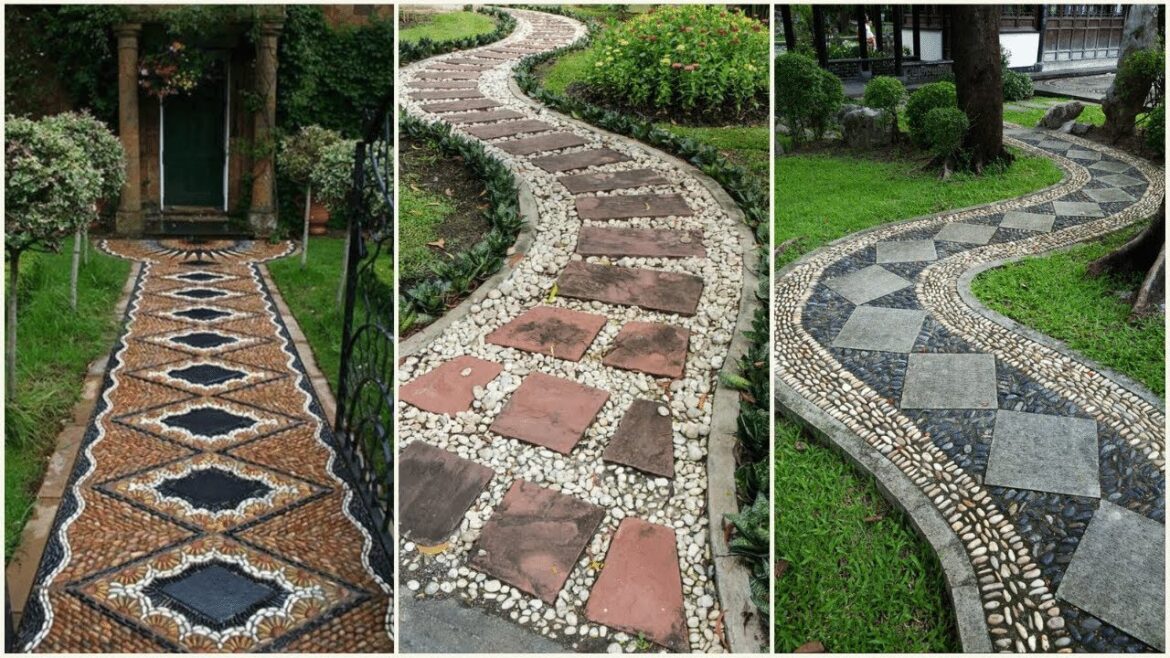 Modern Home Walkway Design Ideas For Beautiful House Exterior Backyard Landscape Designs 2024