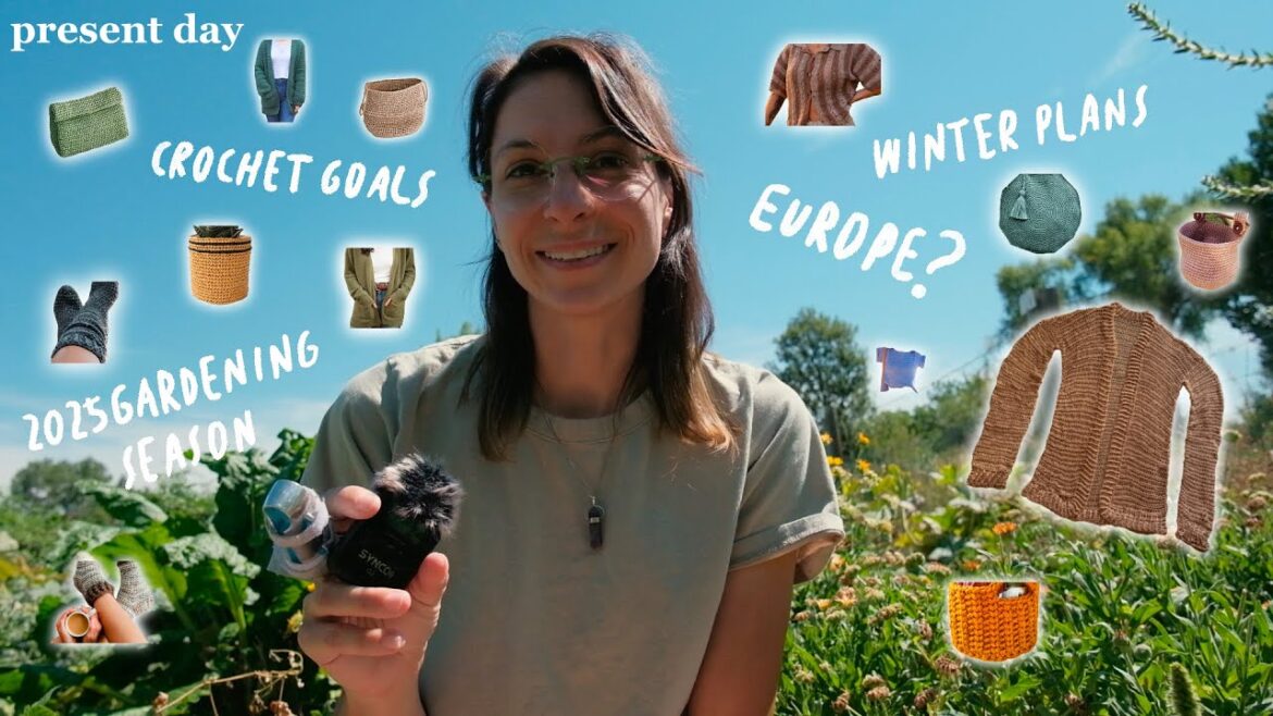 ✨let's chat: fall travel plans, 2025 gardening, & crochet WIPs ✨+ finally finishing my cardigan