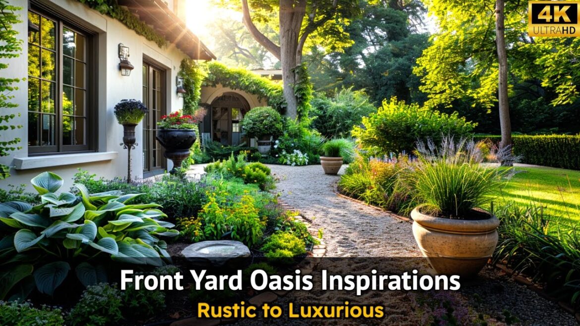 Front Yard Oasis Concepts: Diverse Design Ideas | Designing from Cozy to Classy