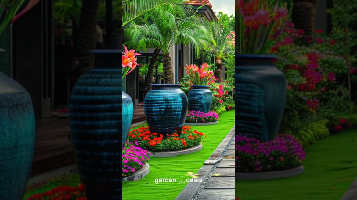 Front Yard Landscape Ideas p.74 #garden #shorts #frontyarddesign
