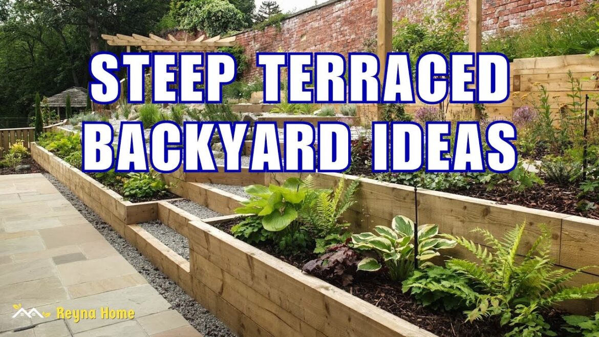 Stylish Steep Terraced Backyard Concepts Maximize Your Hillside Sloped Backyard Ideas On A Budget