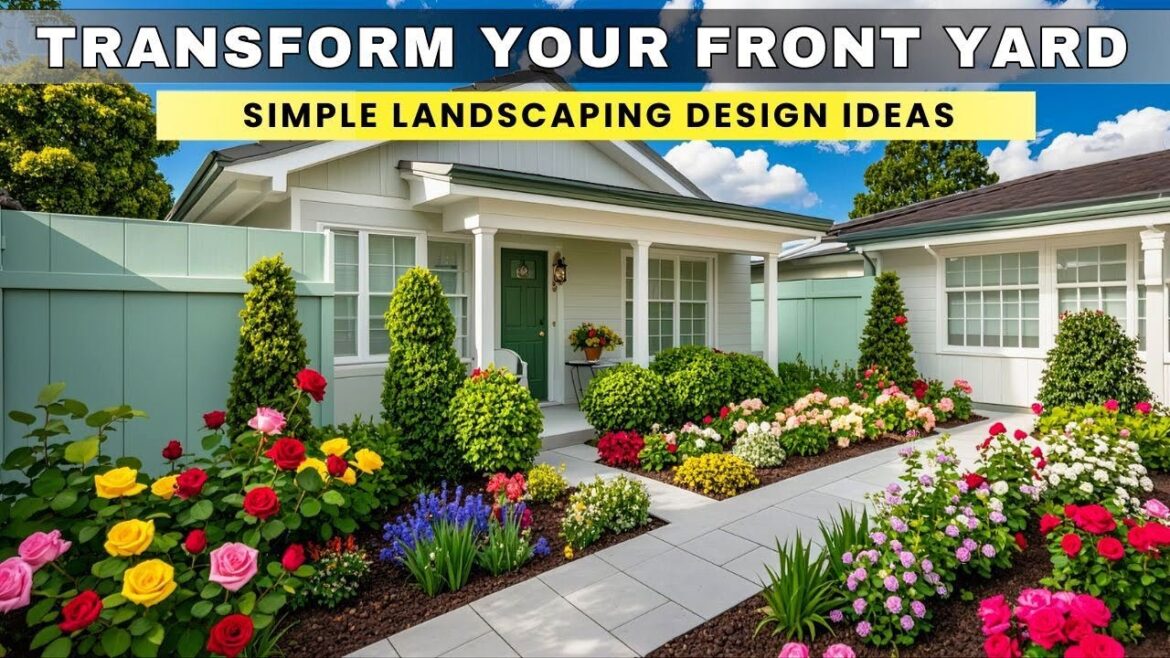 50+ Stunning Simple and Wonderful Front Yard Landscaping Ideas On A Budget