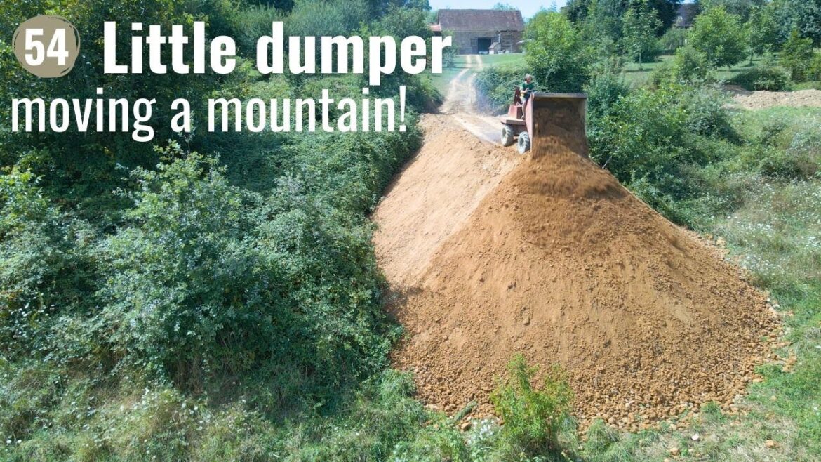 54 - Digging, Scooping and Transporting Soil to the Future Pond & Garden Update!