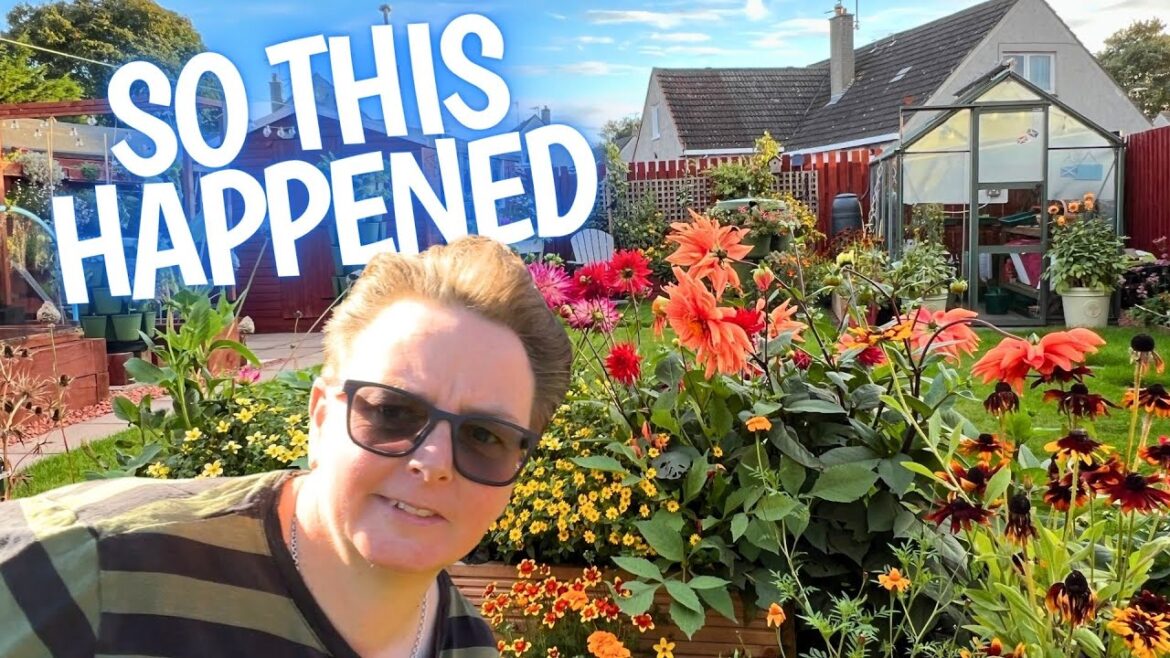 It's all about changes to the garden, BIG and small