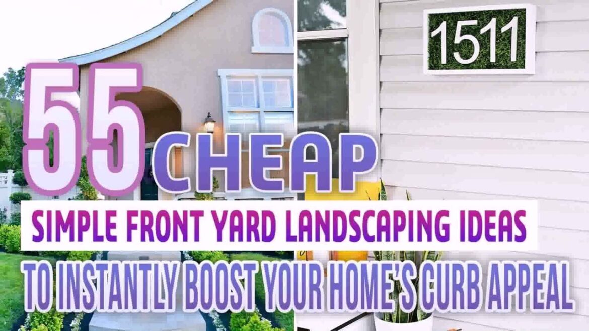 Diy Simple Front Yard Landscaping Ideas On A Budget