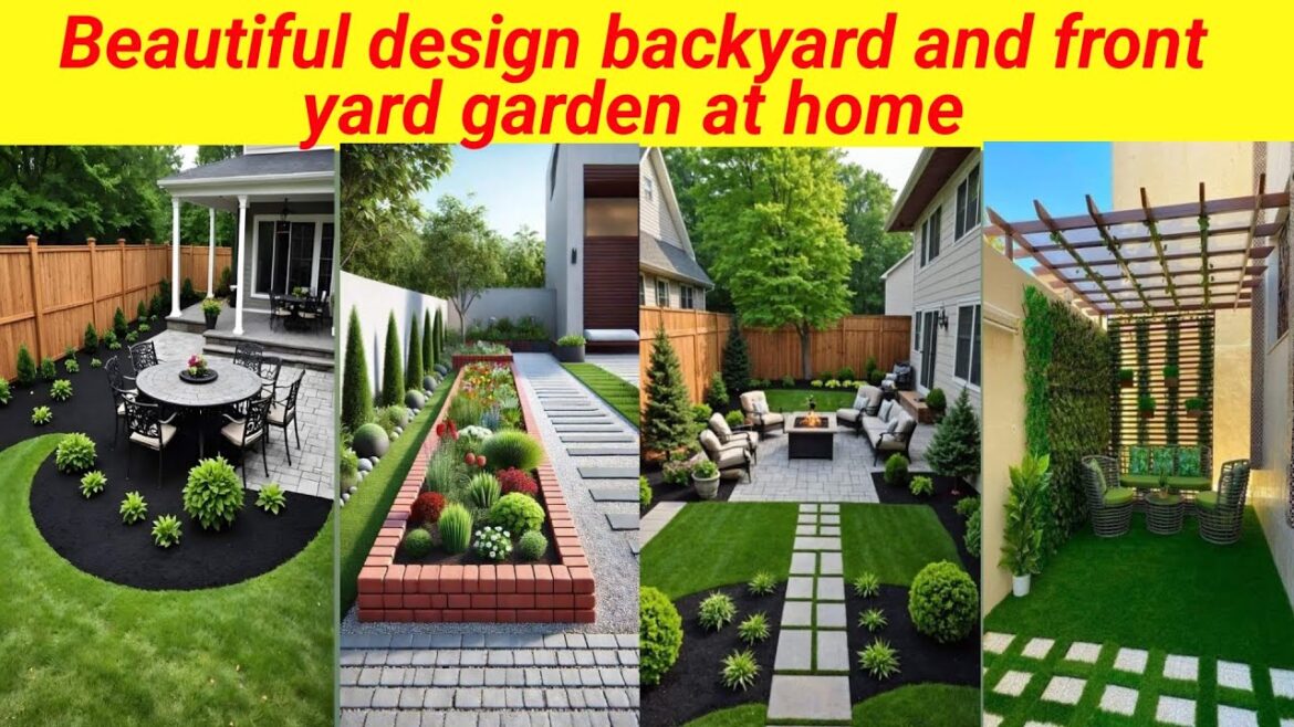 100 creative modern garden design idea! Design flower garden! Design of landscaping garden! garden