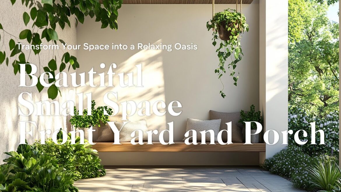 Beautiful Small Space Garden Design: Front Porch and Front Yard Landscaping Tips