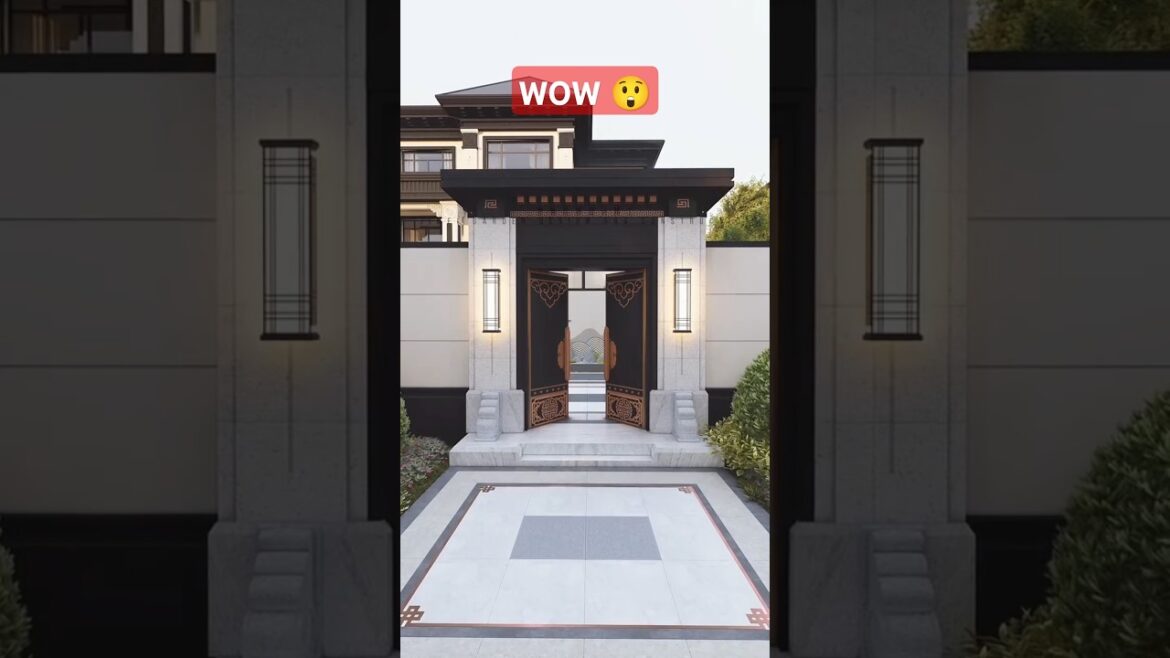 Nice home garden design #shots #front decoration #youtubeshorts