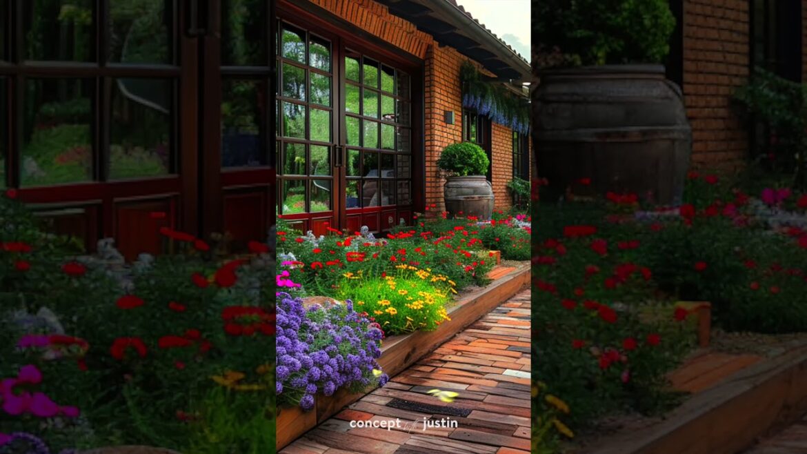 The Front Yard Oasis p.10 🪴🪴 #gardendesign #gardenlandscaping #shorts