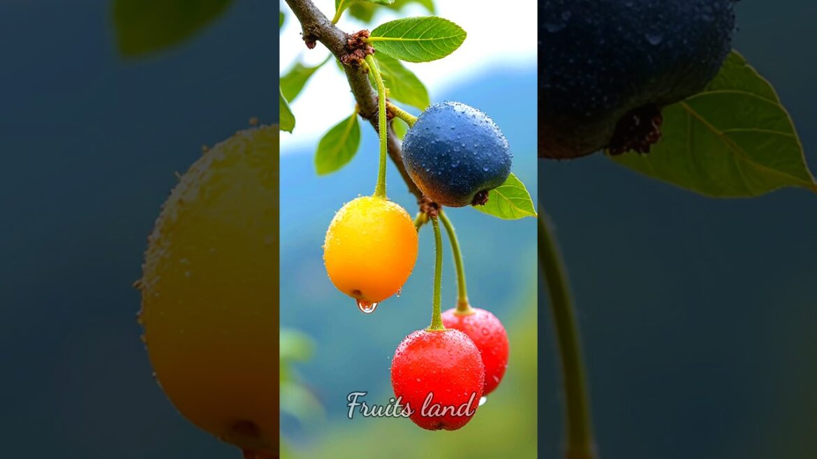 Beautiful nature with fruits world 😍🥰🥝🫐🍒🥭#250 #fruitsworld​ #amazing #satisfying #fruit #shorts..