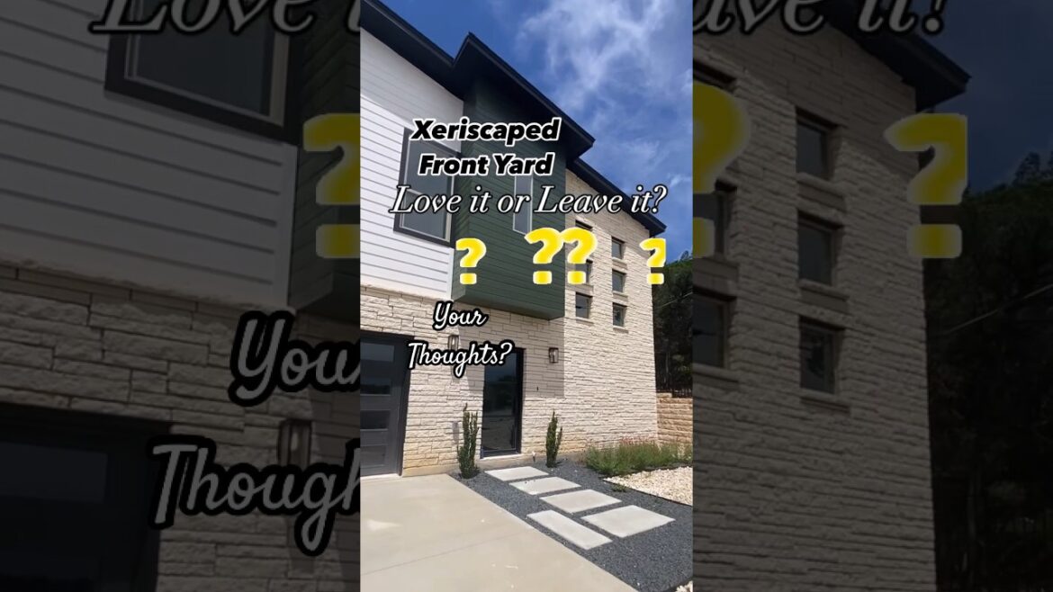 🩷or🤬XERISCAPED FRONT YARD? #realestate #exterior #home #landscape #yard #design #hometour #realtor 🩷or🤬XERISCAPED FRONT YARD? #realestate #exterior #home #landscape #yard #design #hometour #realtor