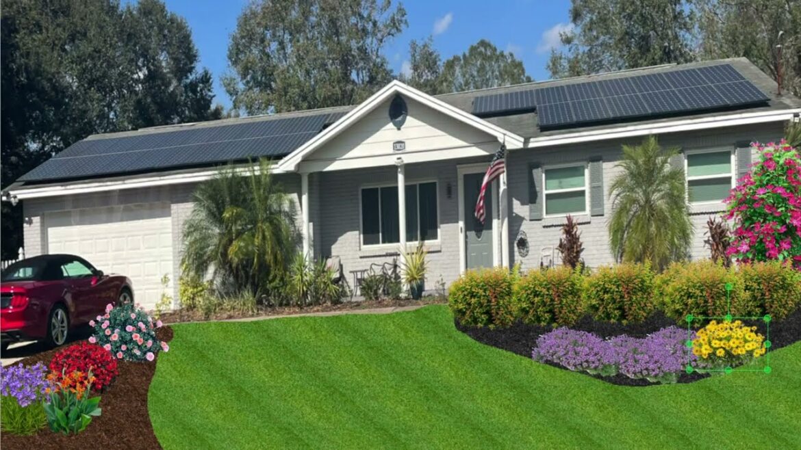 Landscape Designs for Front Yard - with DreamzAR