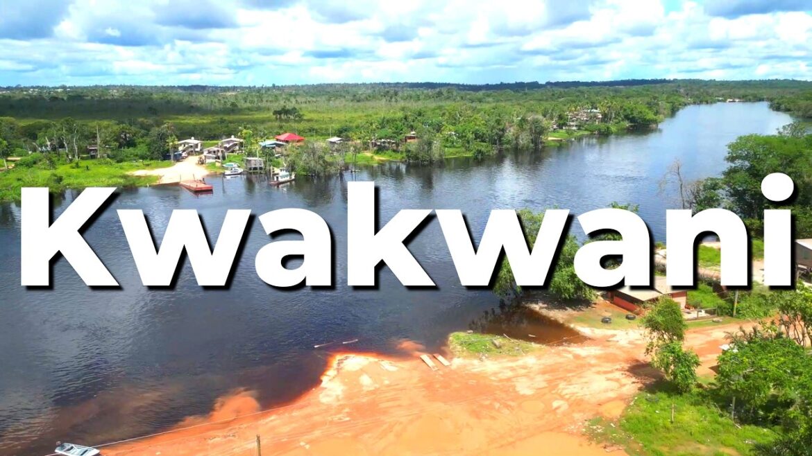 Journey GEORGETOWN to KWAKWANI VILLAGE Touring Guyana (Upper Berbice)