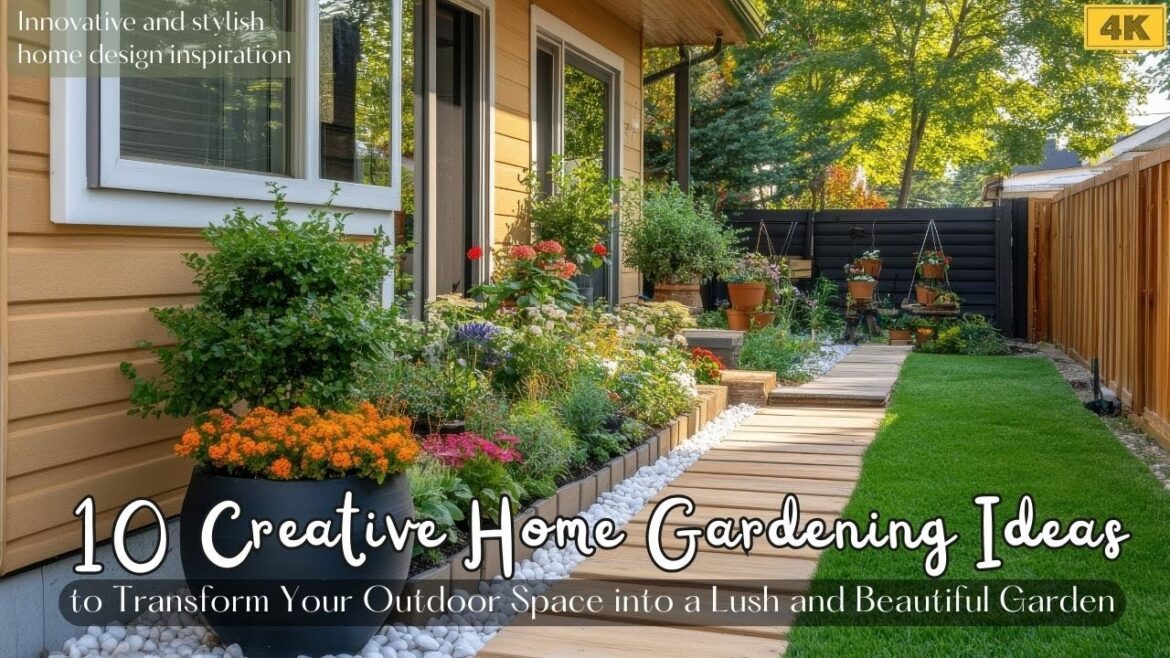 10 Creative Home Gardening Ideas to Transform Your Outdoor Space into a Lush and Beautiful Garden