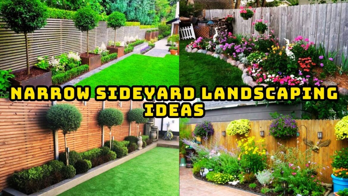 50 beautiful narrow side yard landscaping ideas