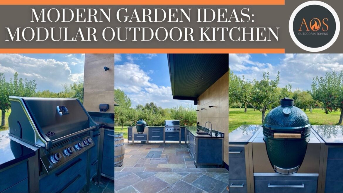 MODERN GARDEN IDEAS: MODULAR OUTDOOR KITCHEN MODERN GARDEN IDEAS: MODULAR OUTDOOR KITCHEN
