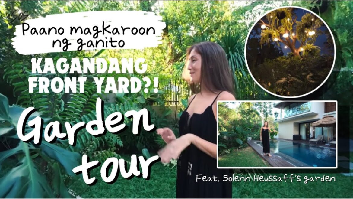 FRONT YARD JUST LIKE THIS! GREEN YARD REACTS TO MS. SOLENN HEUSSAFF’S GARDEN AND PLANTS!