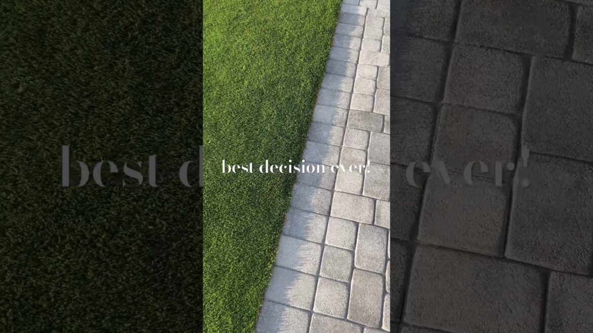 Getting turf was the best decision we made for our backyard #backyard #backyardinspo