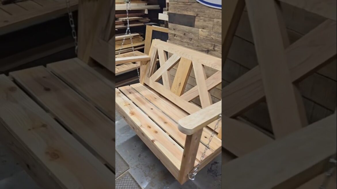 How to build a porch swing | DIY porch swing #diy #woodworking #furniture