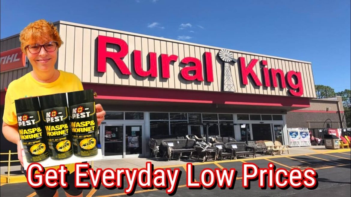 SHOP WITH ME WASPS SPRAY MISSION🐝 Rural King Get Everyday Low Prices SHOP WITH ME WASPS SPRAY MISSION🐝 Rural King Get Everyday Low Prices