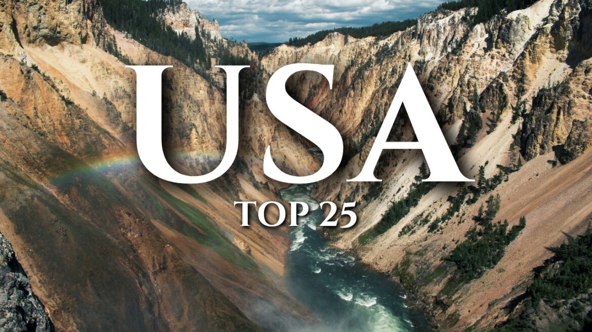 25 Best Places To Visit in The USA - 4K