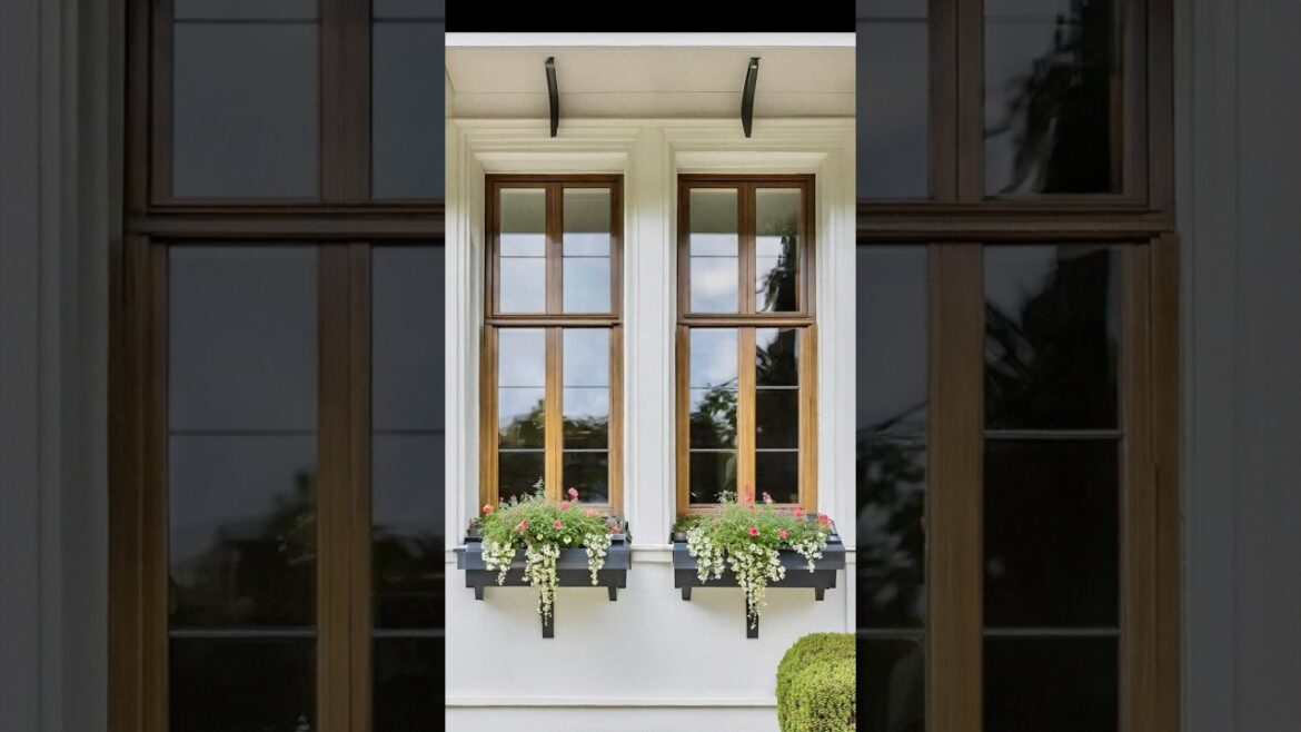 BEST IDEA for street appeal | window planter boxes