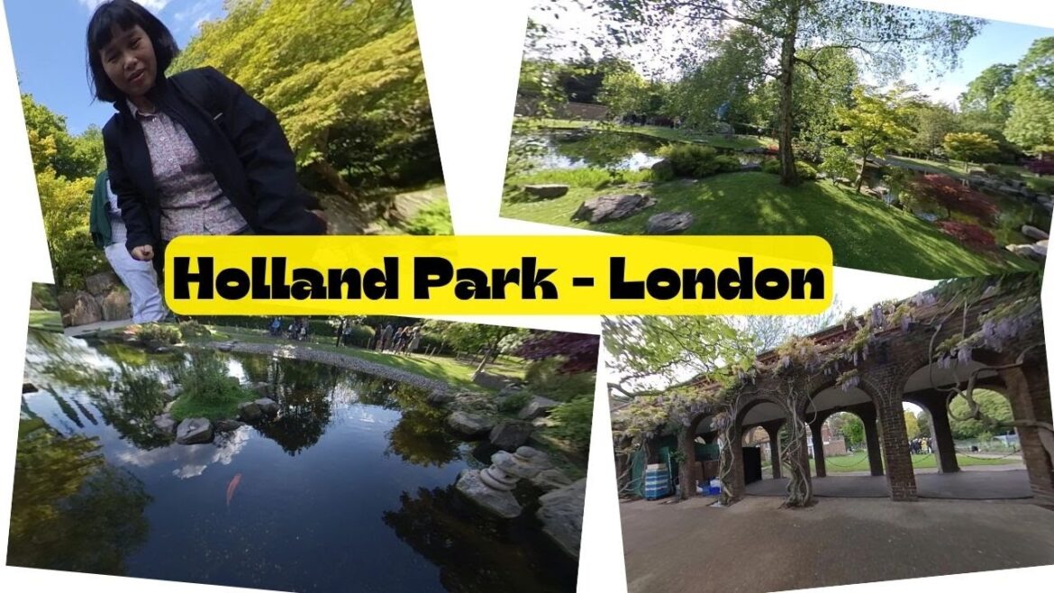 Holland Park and the Japanese Garden in London