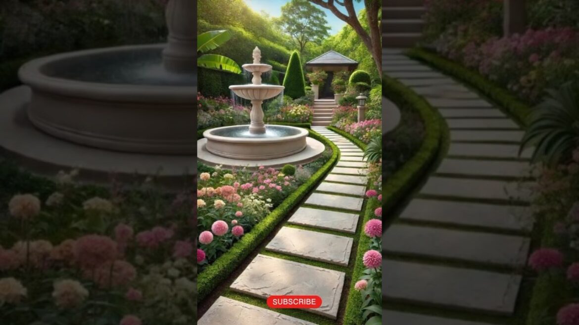 BEAUTIFUL LANDSCAPING IDEAS🏡🌴#trending #garden #viral #landscape #ideas