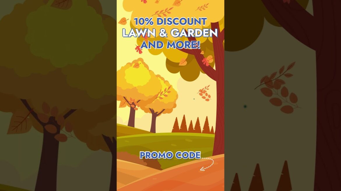 Want a Green Paradise? Get 10% Off Lawn & Garden Supplies! #shorts