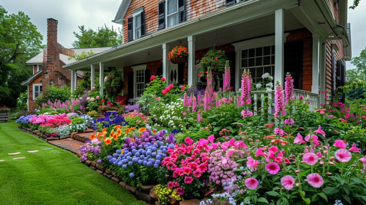 Optimizing Small Front Yard Gardens: Elegant Flower Bed Designs