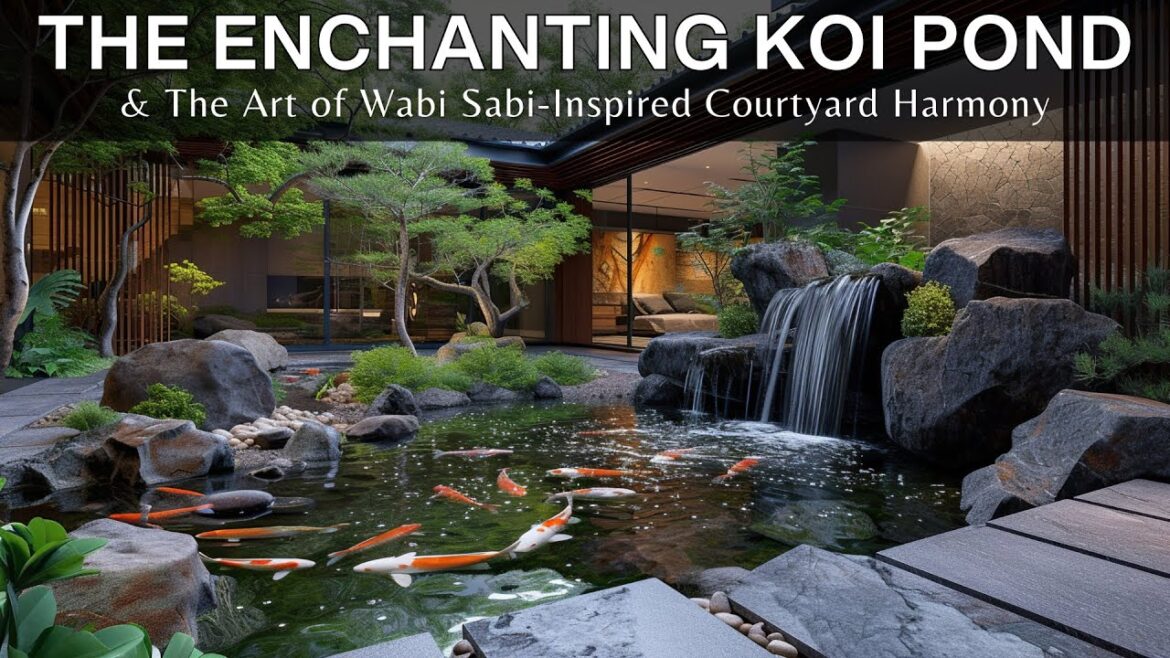 Exploring The Art of Wabi Sabi Inspired Courtyard Design & The Enchanting Koi Pond’s Natural Beauty Exploring The Art of Wabi Sabi Inspired Courtyard Design & The Enchanting Koi Pond's Natural Beauty
